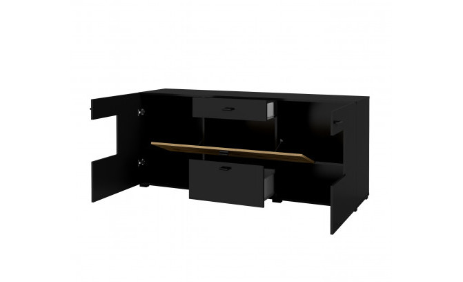 Sekcija COBY 247JMB10 Czarny Onyks/Dąb Wotan